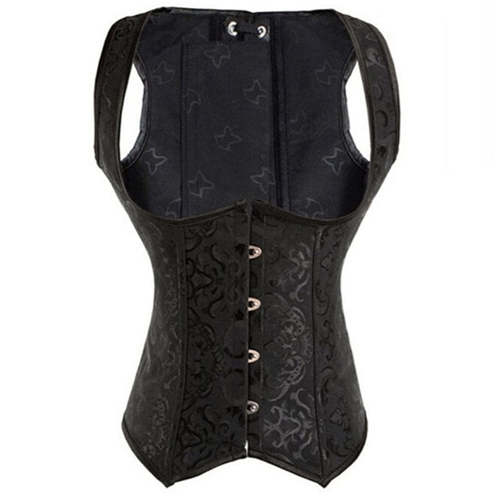 Steel Boned Waist Cincher Under Bust Corset